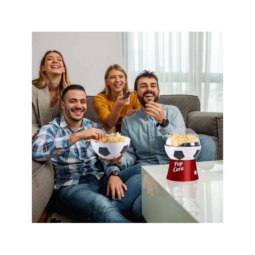 Beper - Jalkapallokuvioinen popcorn-kone 1200W/230V