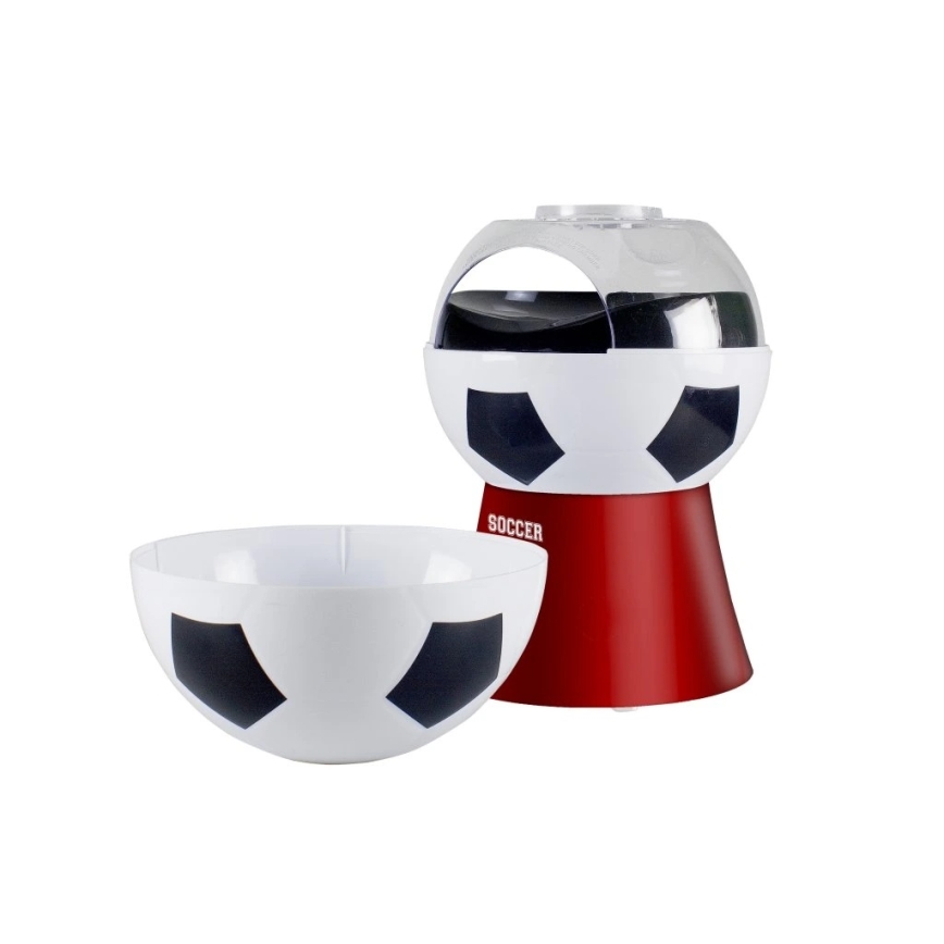 Beper - Popcorn-kone 1200 W/230 V jalkapallo/punainen