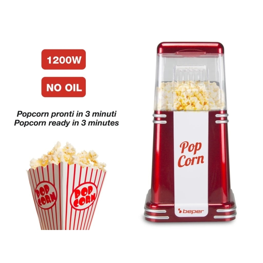 Beper - Popcornkone 1200W/230V