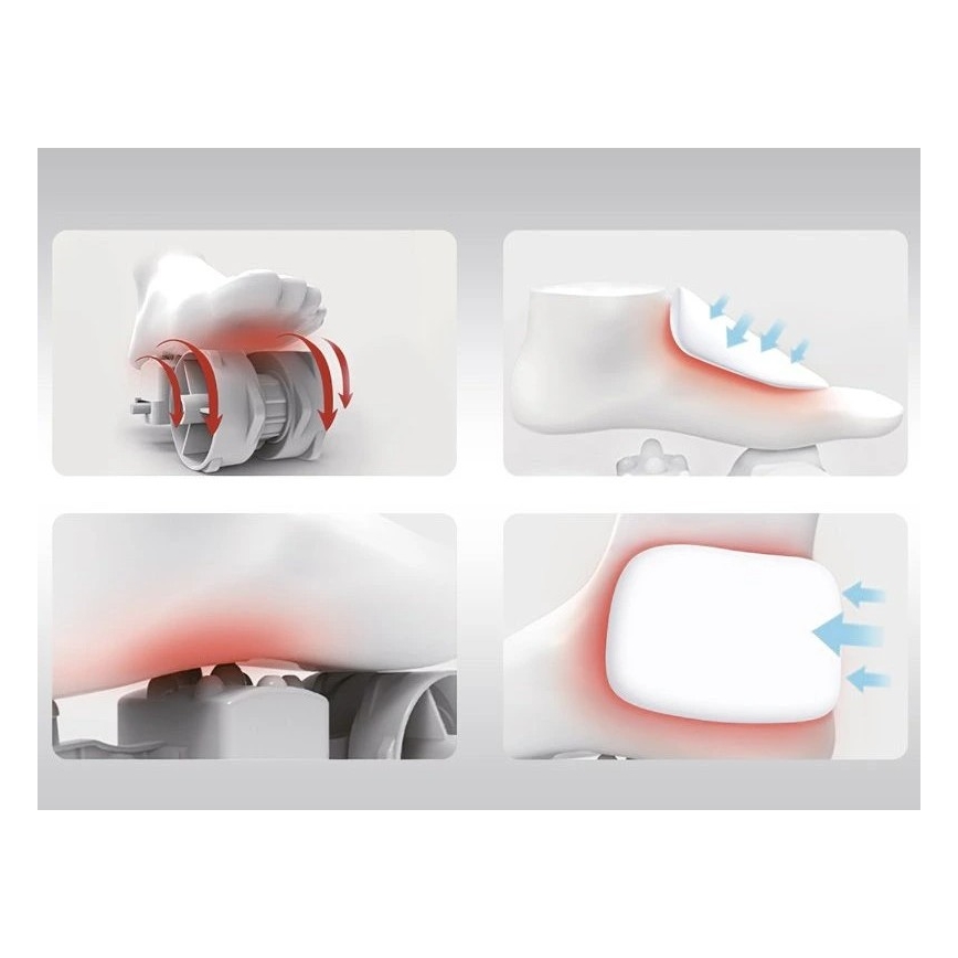 Beper - Shiatsu-jalkahierontalaite 36W/230V + kaukosäädin