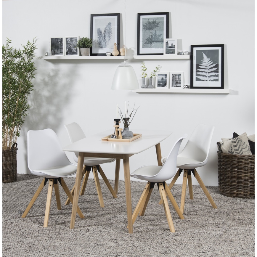 Ruokapöytä BERG valkoinen