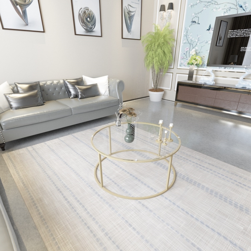 Berlin-sohvapöytä 80x45 cm kulta/kirkas