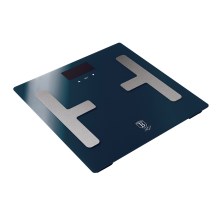 BerlingerHaus - Henkilökohtainen vaaka LCD-näytöllä 2xAAA sininen/mattakromi