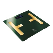 BerlingerHaus - Henkilökohtainen vaaka LCD-näytöllä 2xAAA vihreä/kulta