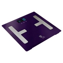 BerlingerHaus - Henkilövaaka LCD-näytöllä 2xAAA violetti/mattakromi