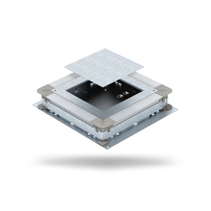 BETTERMANN - Lattialaatikko betonille 12 moduulit (6 laitteet 45x45)