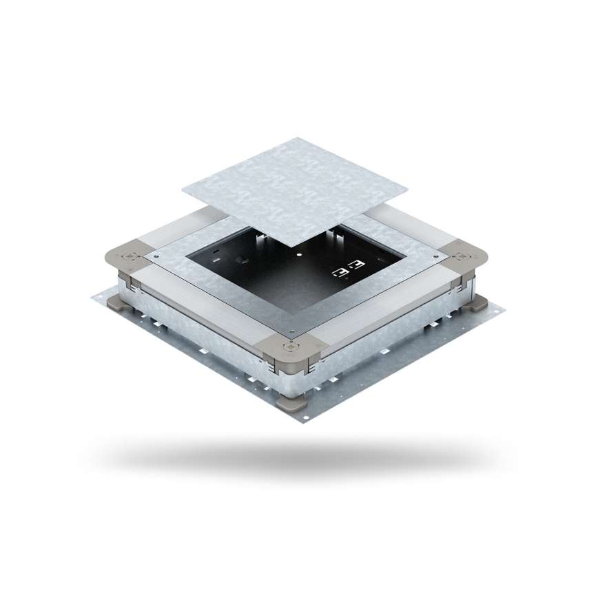 BETTERMANN - Lattialaatikko betonille 24 moduulit (12 laitteet 45x45)