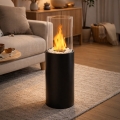 BIO-takka ROMA 26,5x80,5 cm 2kW musta + suojakansi
