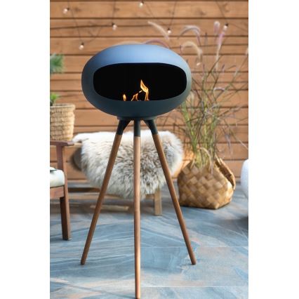 Bioetanolitakka TOKIO 45x100 cm 2 kW musta