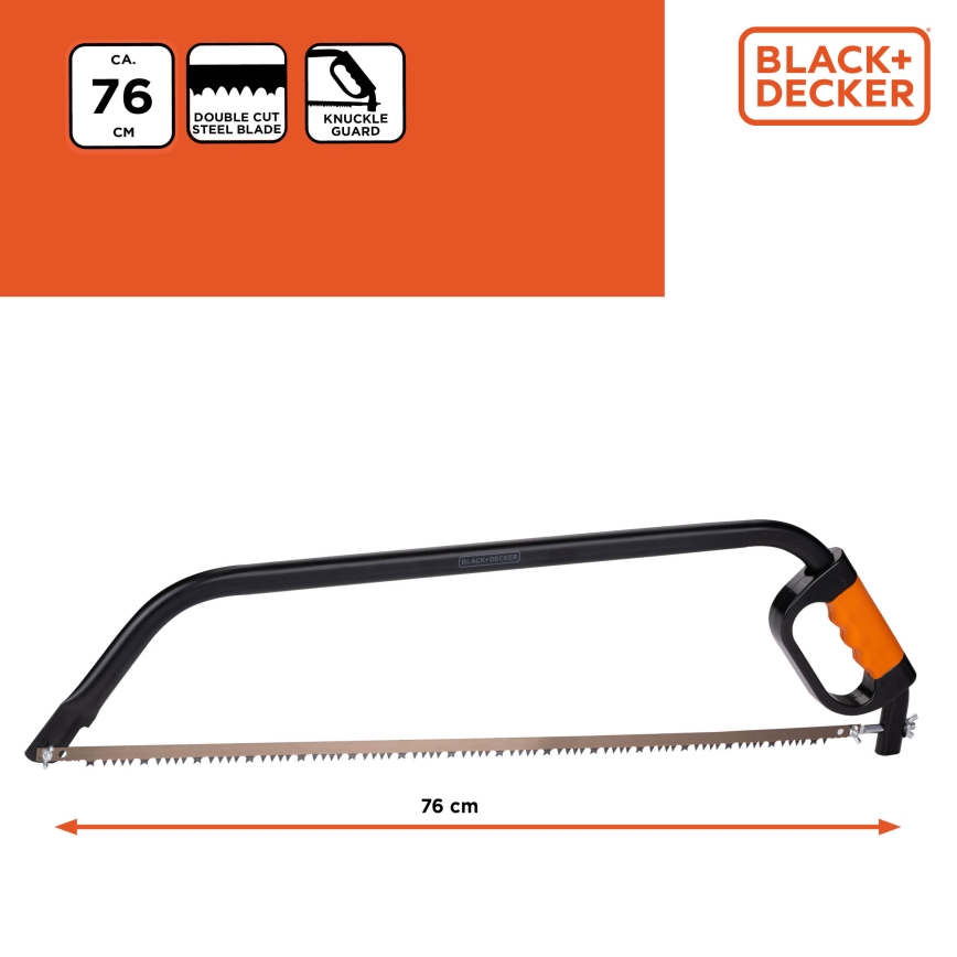 BLACK+DECKER - Runkosaha 76 cm