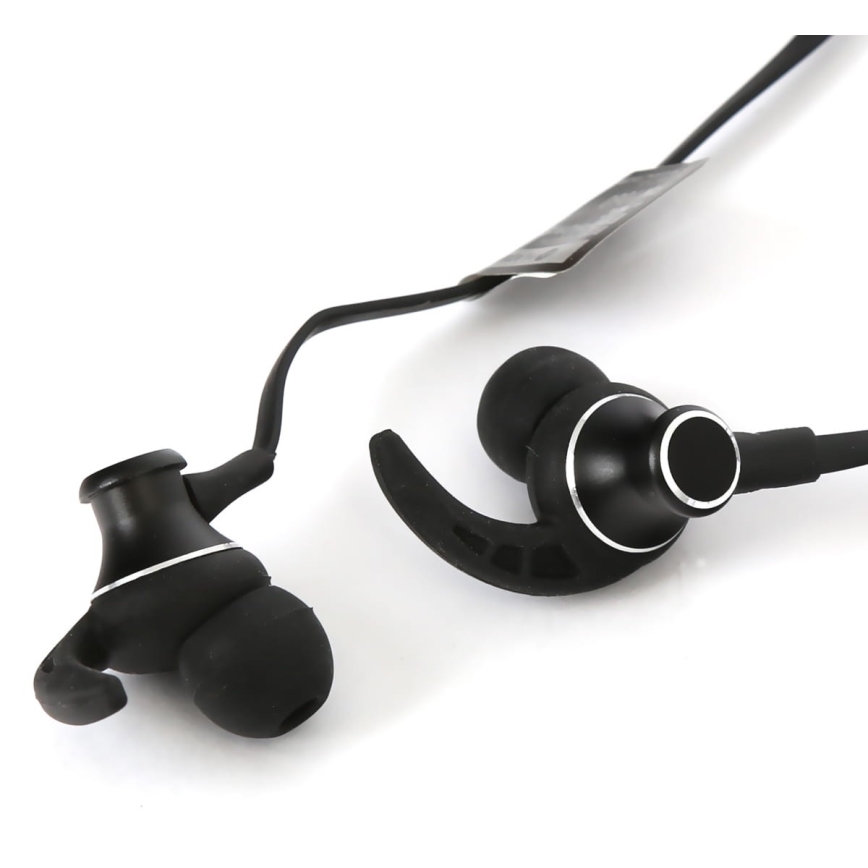 Bluetooth-kuulokkeet mikrofonilla ja MicroSD-soittimella 80 mAh musta