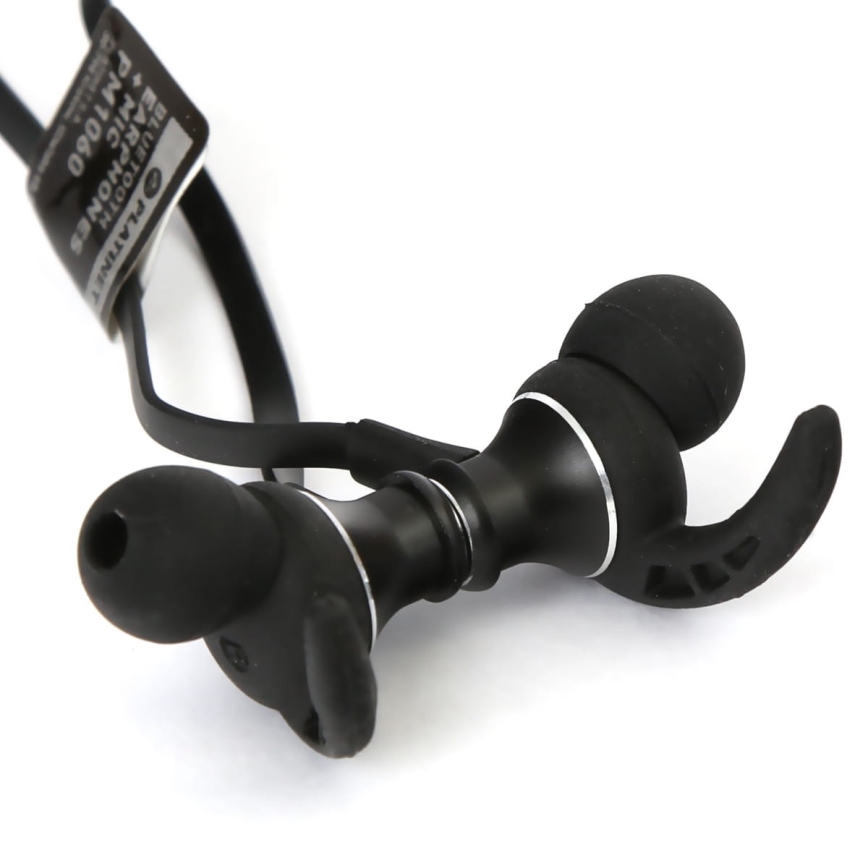 Bluetooth-kuulokkeet mikrofonilla ja MicroSD-soittimella 80 mAh musta