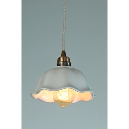 Bohemia-Design - Posliininen riippuvalaisin johdolla 1xE27/60W/230V