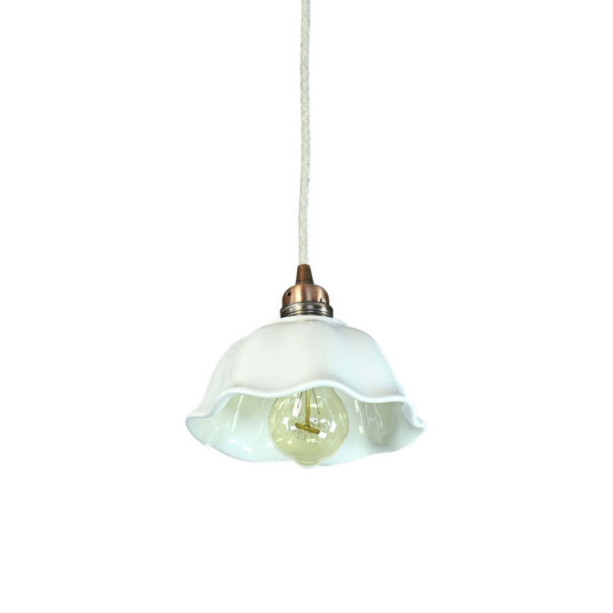 Bohemia-Design - Posliininen riippuvalaisin johdolla 1xE27/60W/230V