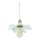 Bohemia-Design - Posliininen riippuvalaisin vaijerilla 1xE27/60W/230V
