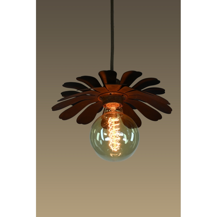 Bohemia-Design - Riippuvalaisin vaijerilla 1xE27/60W/230V pronssinvärinen