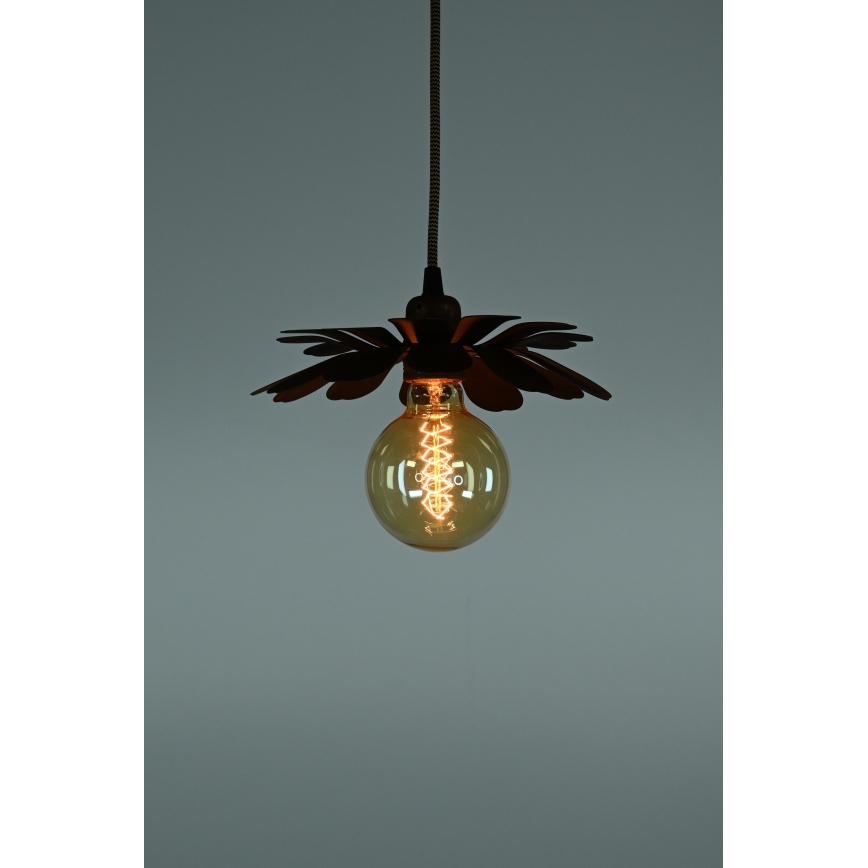 Bohemia-Design - Riippuvalaisin vaijerilla 1xE27/60W/230V pronssinvärinen
