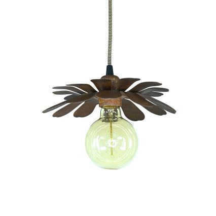 Bohemia-Design - Riippuvalaisin vaijerilla 1xE27/60W/230V pronssinvärinen