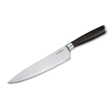 Böker - Damaskiteräksinen kokkiveitsi DAMAST 19,8 cm tammi