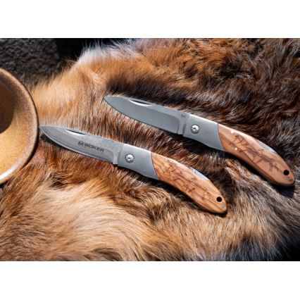 Böker - Magnum Caveman, damaskiteräinen taskuveitsi 19,4 cm