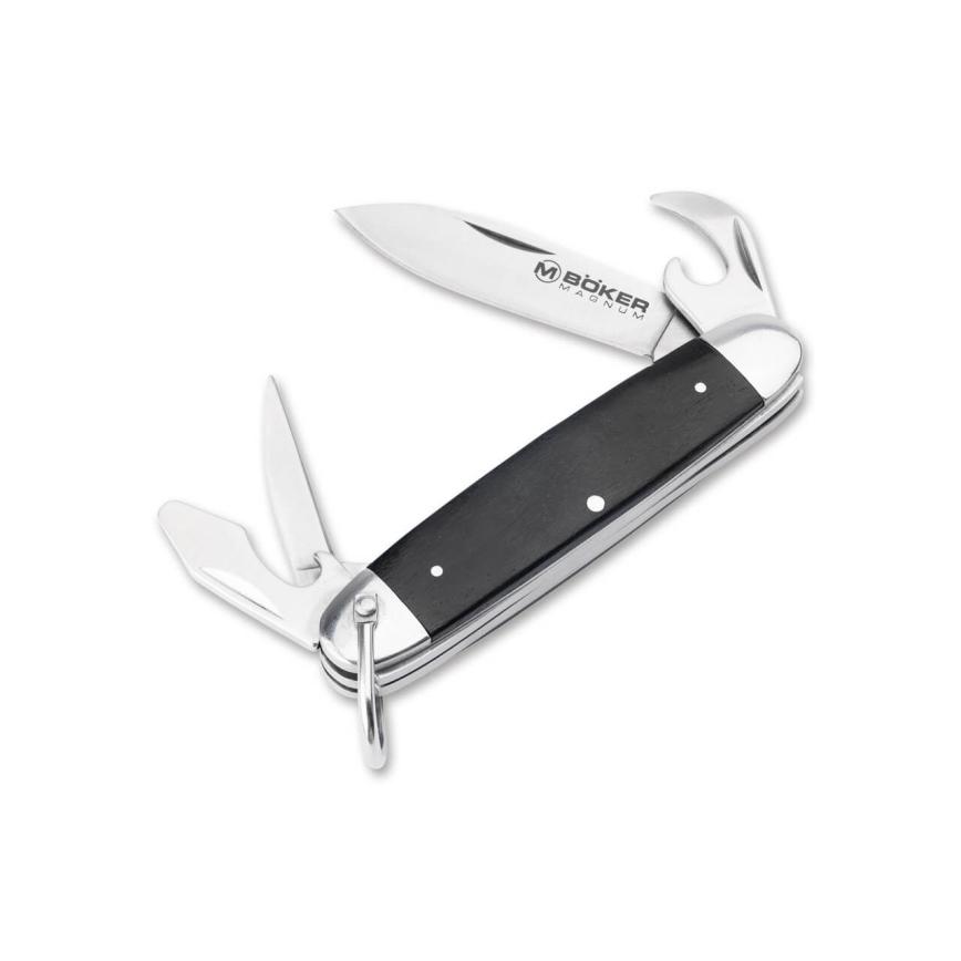 Böker - Monitoiminen taskuveitsi Magnum Classic Pocket Steel 16 cm/4 toimintoa palisanderi
