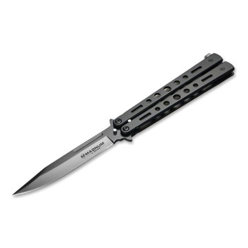 Böker - taskuveitsi Magnum Balisong All Black 22,9 cm