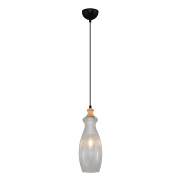 BOTTLE riippuvalaisin johdolla 1xE14/4W/230V läpinäkyvä