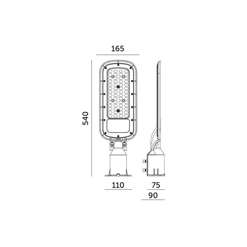 BRELUXO LED-katuvalaisin LED/150W/230V 4000K IP65