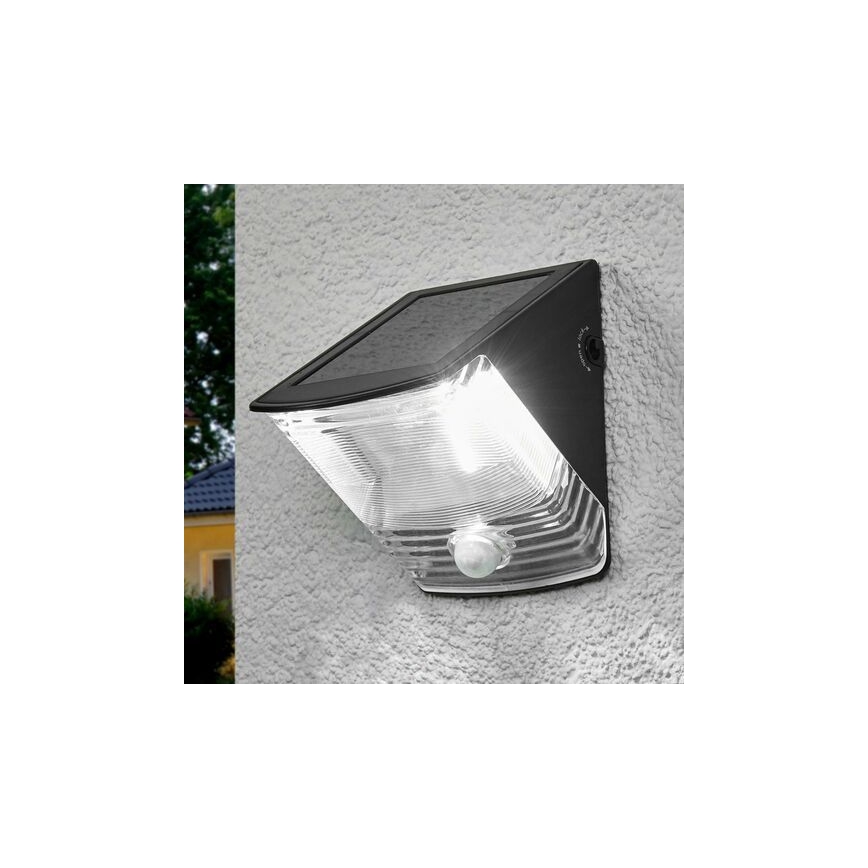 Brennenstuhl - LED Aurinkopaneelivalaisin liike- ja hämärätunnistimella LED/1W/3,6V 600 mAh IP44