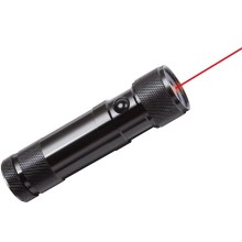 Brennenstuhl - LED-taskulamppu laserosoittimella LED/3xAAA