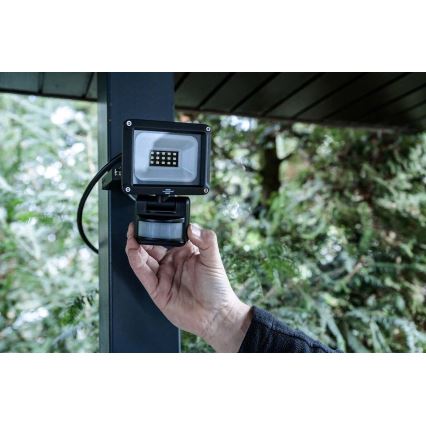 Brennenstuhl - LED-ulkovalaisin sensorilla LED/10W/230V 6500K IP65