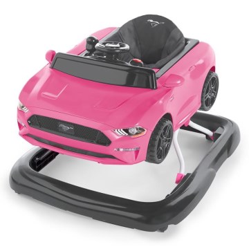 Bright Starts - Lasten kävelytuki 3-in-1 FORD MUSTANG pinkki