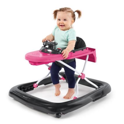 Bright Starts - Lasten kävelytuki 3-in-1 FORD MUSTANG pinkki