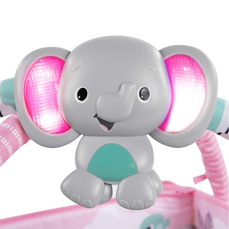 Bright Starts - Lasten peitto leikkimiseen 5in1 YOUR WAY BALL PLAY 3xAA vaaleanpunainen