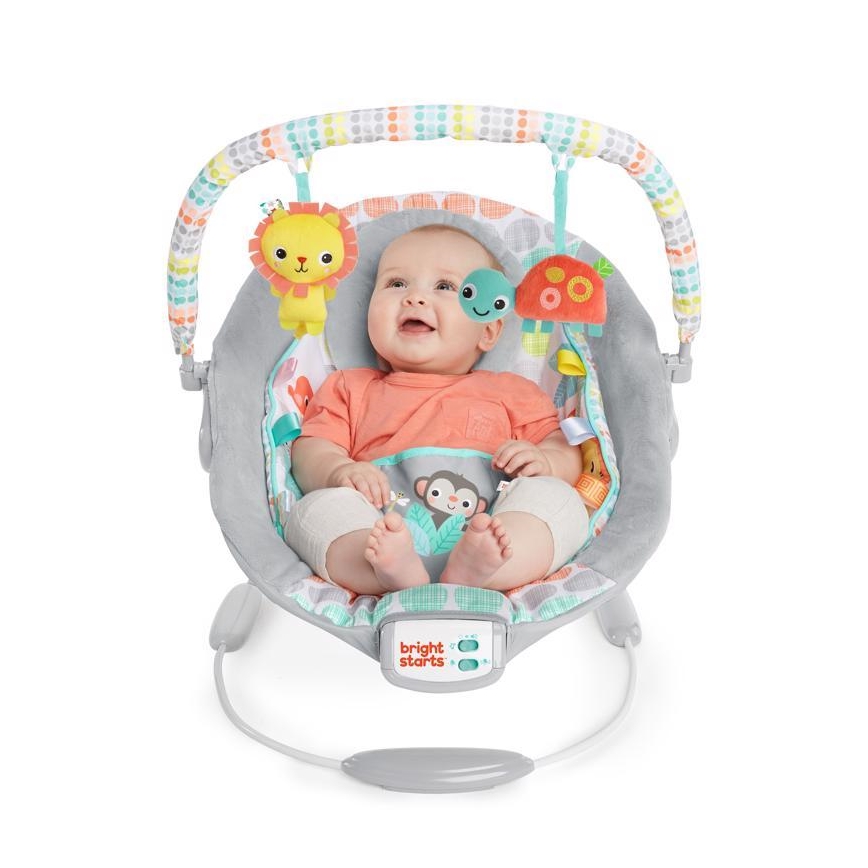 Bright Starts - Vauvan värisevä lepotuoli melodialla WHIMSICAL WILD 3xLR14