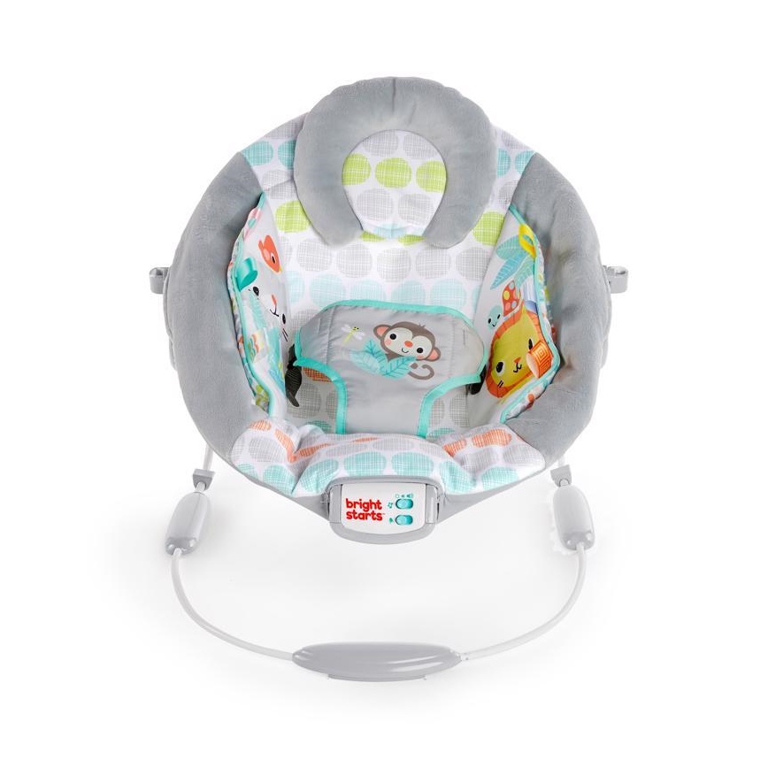 Bright Starts - Vauvan värisevä lepotuoli melodialla WHIMSICAL WILD 3xLR14