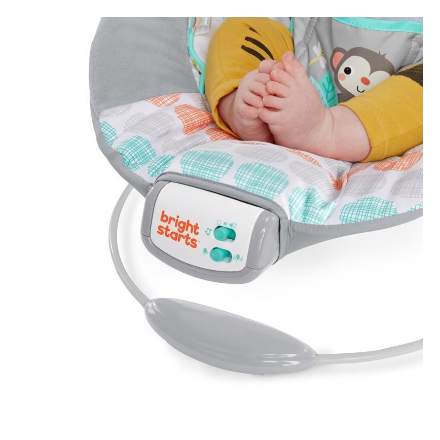 Bright Starts - Vauvan värisevä lepotuoli melodialla WHIMSICAL WILD 3xLR14