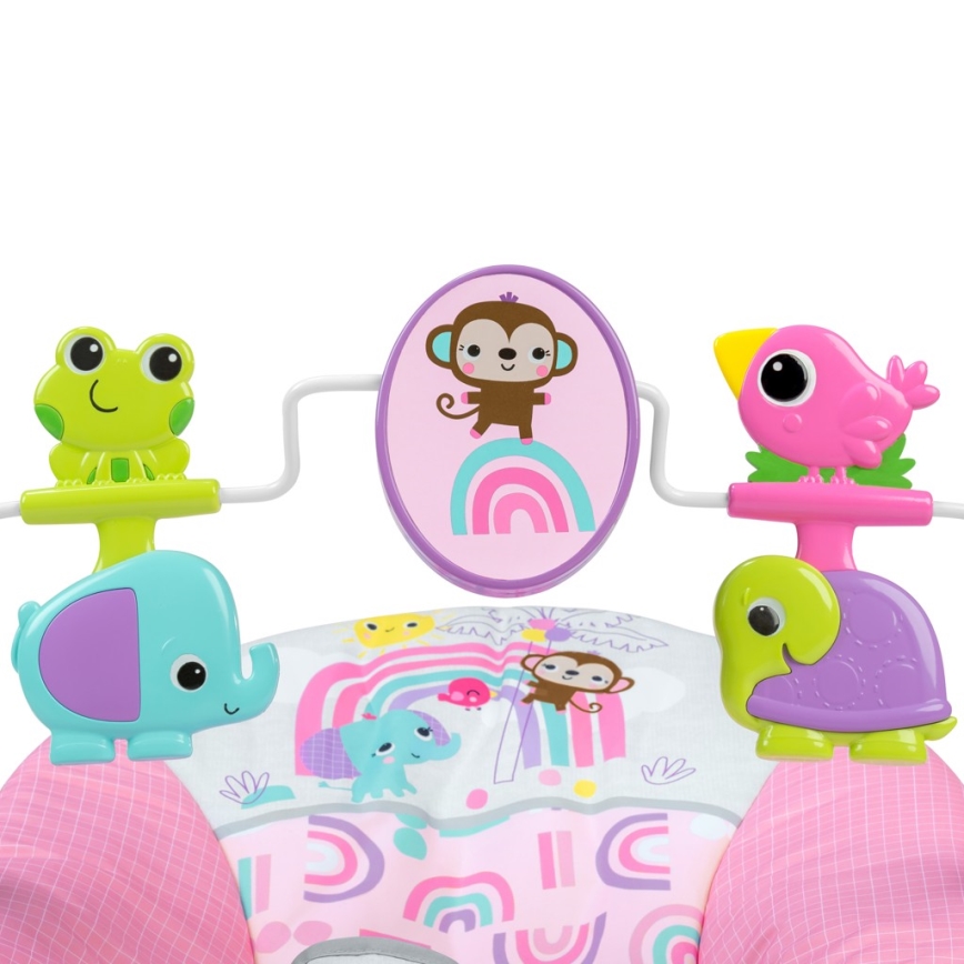 Bright Starts - Vauvan värisevä tuoli PINK PARADISE 1xLR14