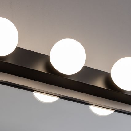 BRILAGI - 2 kpl LED-kylpyhuoneen seinävalaisin HOLLYWOOD 3xLED/3W/230V 39 cm IP44 musta