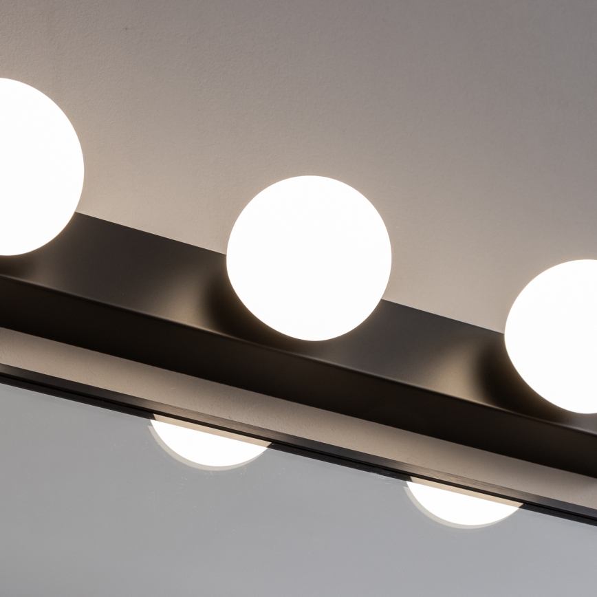 BRILAGI - 2 kpl LED-kylpyhuoneen seinävalaisin HOLLYWOOD 3xLED/3W/230V 39 cm IP44 musta