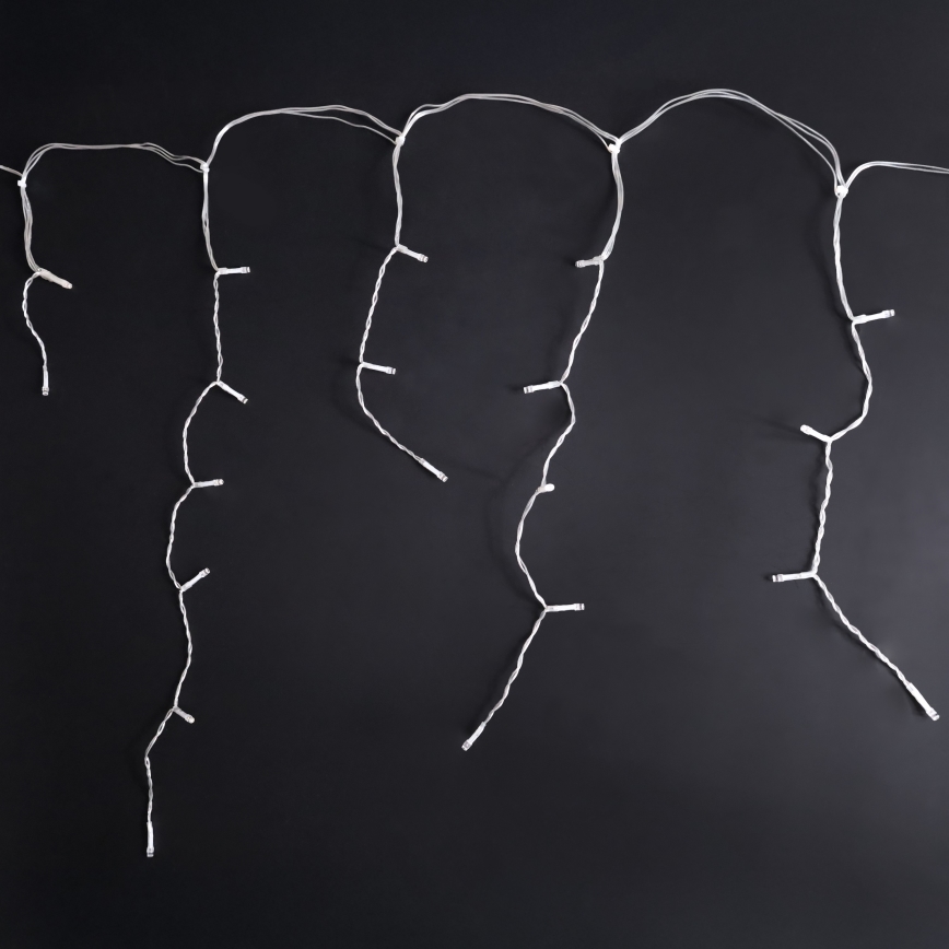 Brilagi - 23 m LED-ulkovaloketju, 400 LED / 8 toimintoa, IP44, lämmin valkoinen