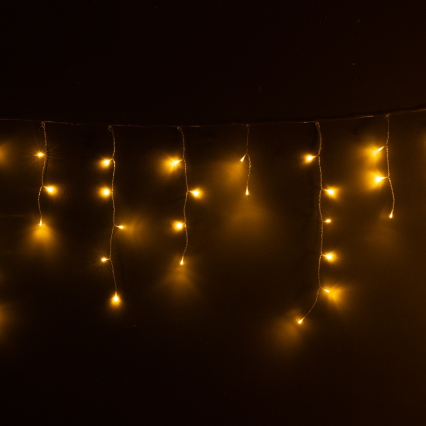 Brilagi - 23 m LED-ulkovaloketju, 400 LED / 8 toimintoa, IP44, lämmin valkoinen
