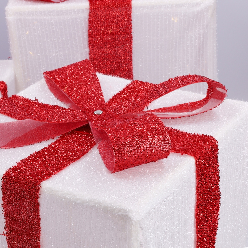 Brilagi - 3 kpl LED-ulkojoulukoristeet LED/2,6W/3xAA IP44 lahjat