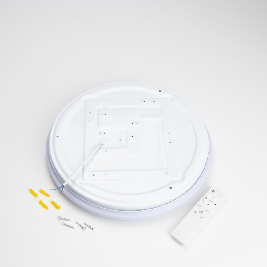 Brilagi – himmennettävä äly-LED-kattovalaisin, 24 W, 230 V, Ø 38 cm, 3000–6000 K, Wi‑Fi (Tuya Beacon) + kaukosäädin