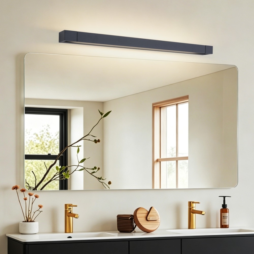 BRILAGI - LED-kylpyhuoneen peilivalaisin AQUA LINE LED/20W/230V 80 cm IP44 musta CRI 90