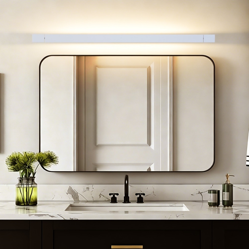 BRILAGI - AQUA LINE LED-peilivalaisin kylpyhuoneeseen, 28 W, 230 V, 100 cm, IP44, valkoinen, Ra 90