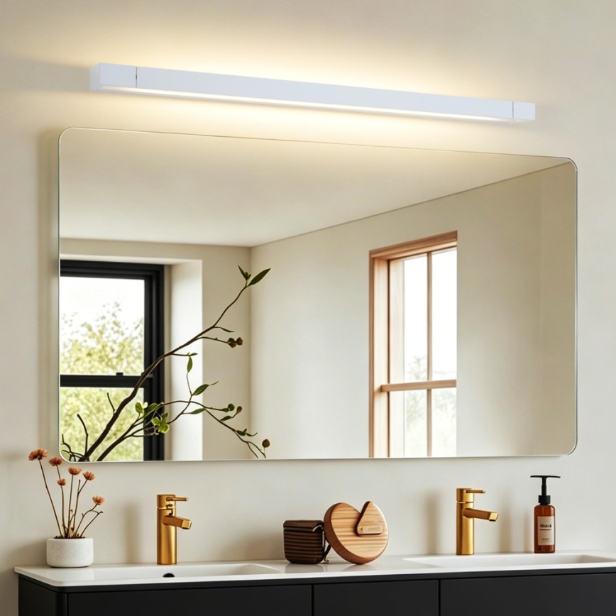 BRILAGI - AQUA LINE LED-peilivalaisin kylpyhuoneeseen, 28 W, 230 V, 100 cm, IP44, valkoinen, Ra 90