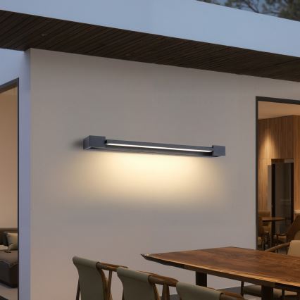 Brilagi - LED-kylpyhuoneen peilivalaisin AQUA LINE LED/24W/230V 90 cm IP44 antrasiitti CRI 90