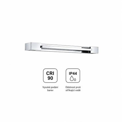 BRILAGI - LED-kylpyhuoneen peilivalaisin AQUA LINE LED/12W/230V 45 cm IP44 kiiltävä kromi CRI 90
