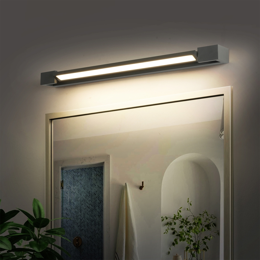 Brilagi - AQUA LINE LED - kylpyhuoneen peilivalaisin LED/18W/230V 60 cm IP44 antrasiitti CRI 90